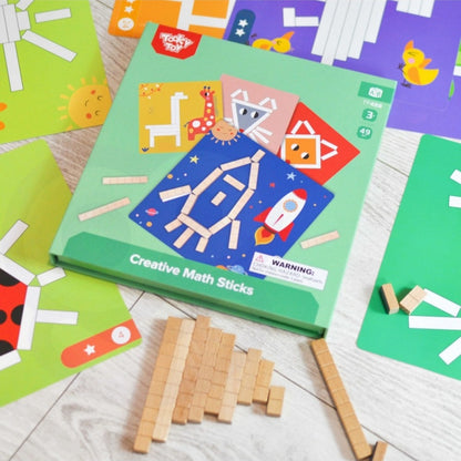 TookyToy - Creative Math Sticks: Patterning Activity Set