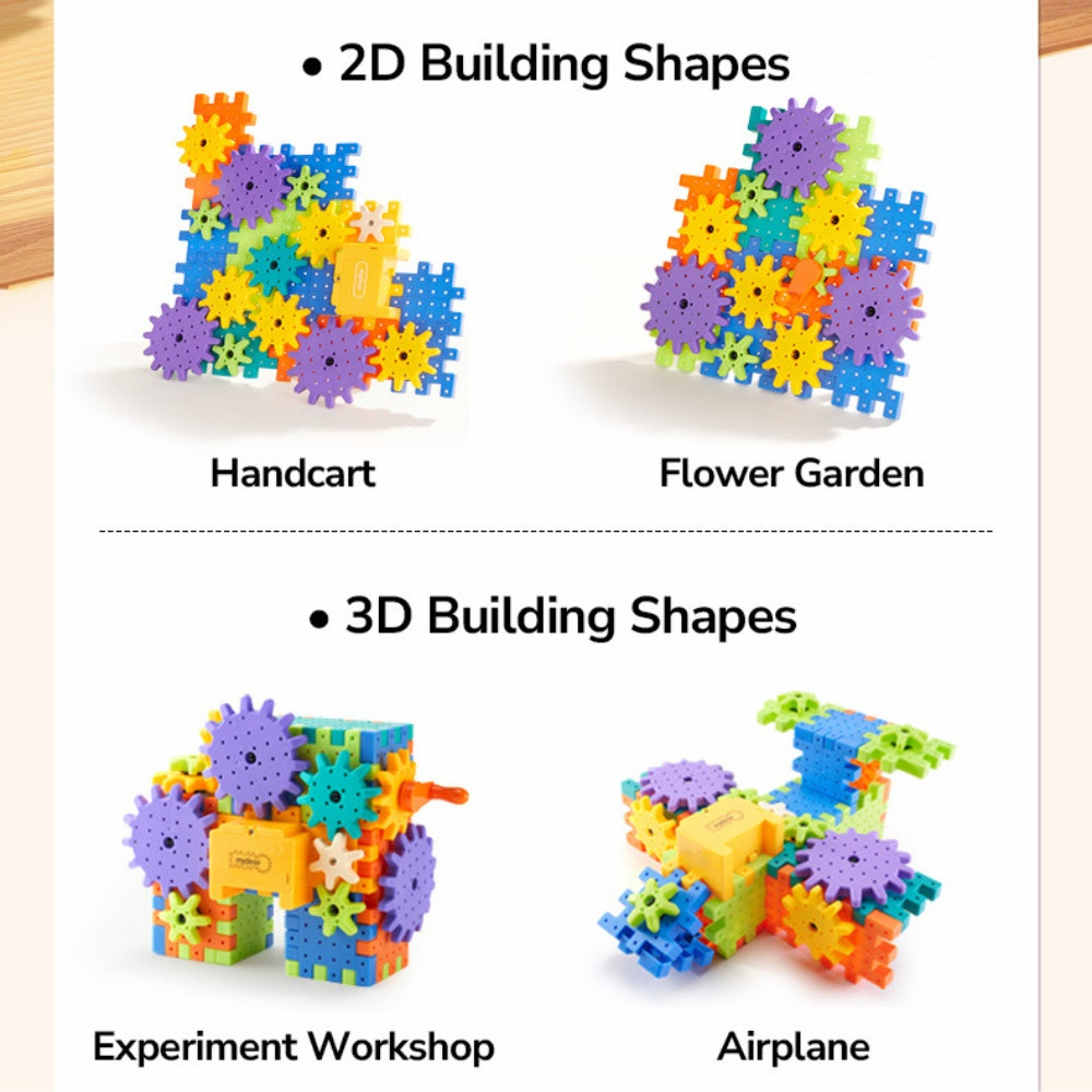 Mideer - Electrogear Electric Gear Building Block Set - 64 Pieces