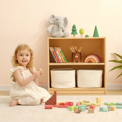 TookyToy - Wooden Shelf and Toy Storage for Kids Room: Plywood 60x63cm