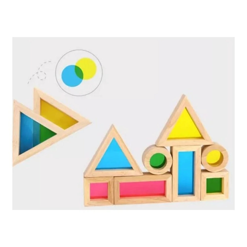 TookyToy - Rainbow Sensory Blocks
