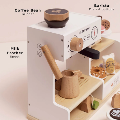 Le Toy Van - Barista Cafe Shop Playset - 18pcs