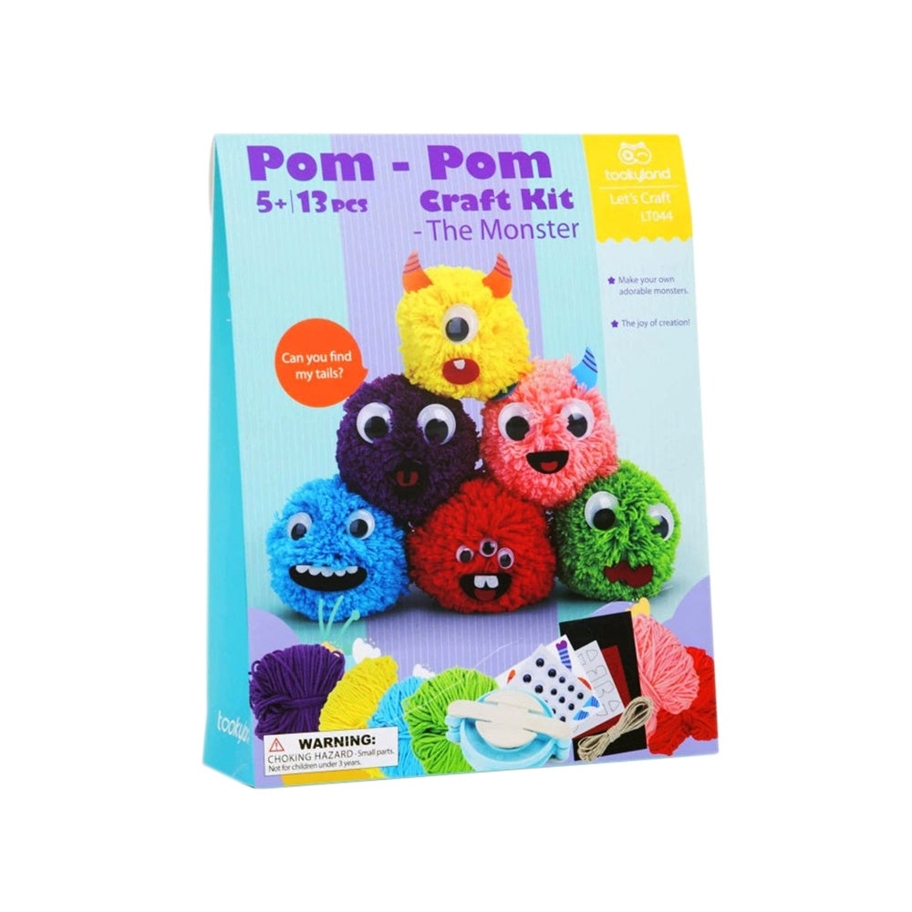 TookyToy - Pom Pom Craft Kit - The Monster