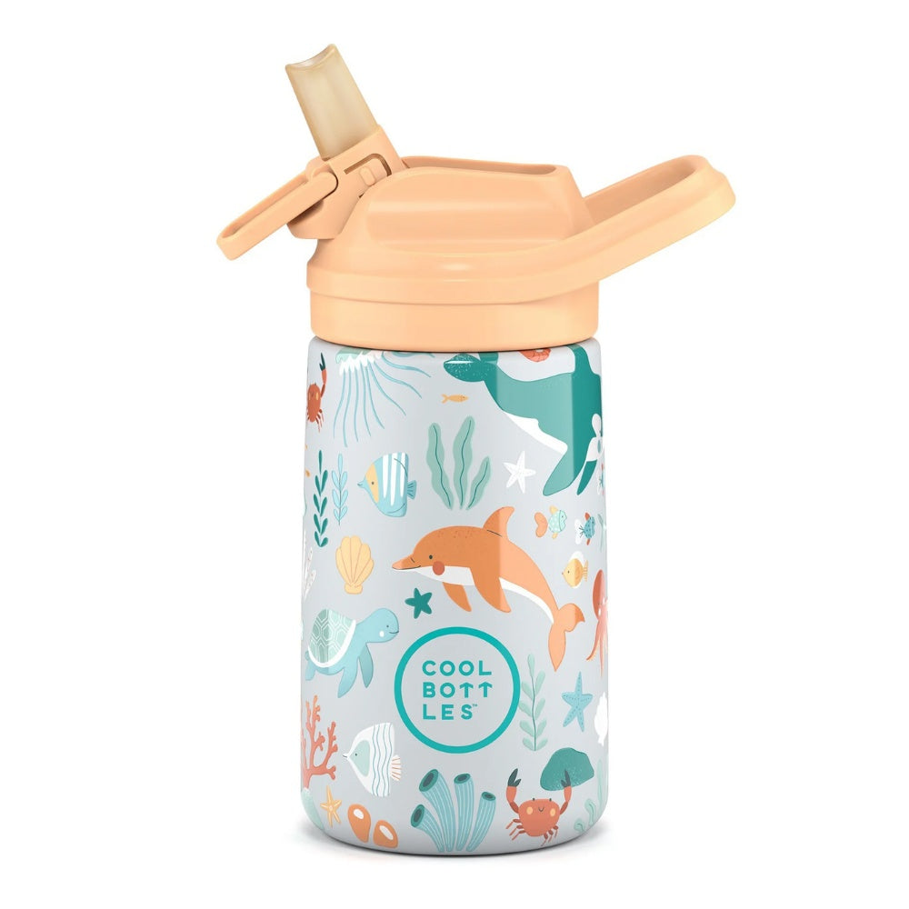 Cool Bottles - Kiddies Triple-Insulated Water Bottle - Underwater World 350ml