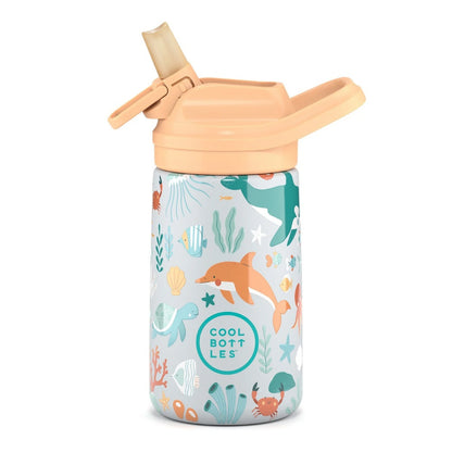 Cool Bottles - Kiddies Triple-Insulated Water Bottle - Underwater World 350ml