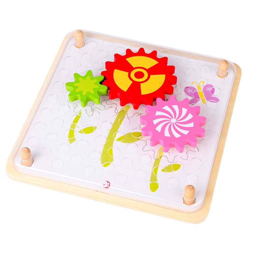 Classic World - Gears Game with Activity Cards - 14pcs