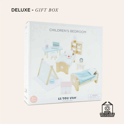 Le Toy Van - Pretend & Play - Dolls House Furniture: Child's Bedroom - 24pcs