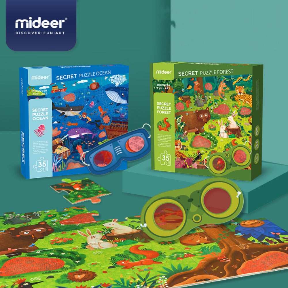 Mideer - Puzzle Secret - Ocean - 35pcs