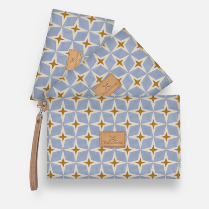 Thandana Accessory Pouches 3in1 – Laminated Fabric Travel Set Thandana