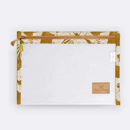 Thandana Clear Document Pouch – Laminated Fabric Travel Case Motherhood