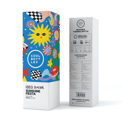 Cool Bottles - Triple-Insulated Water Bottle - Sunshine Fiesta 500ml