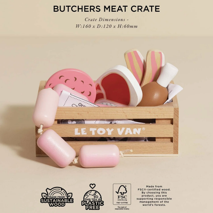 Le Toy Van - Market Crate Wooden Food Crates Complete Collection