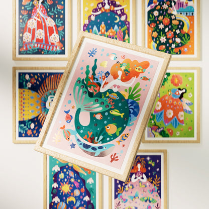 Mideer - Sticker Activity Set - Princess Diary