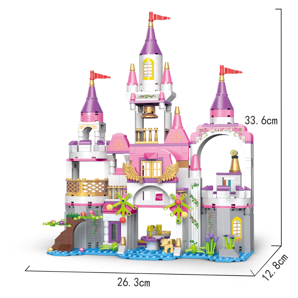 Cogo - Building Block Set - Fairytale Dream Castle - 516 Pieces