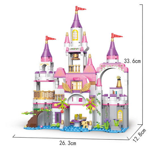 Cogo - Building Block Set - Fairytale Dream Castle - 516 Pieces