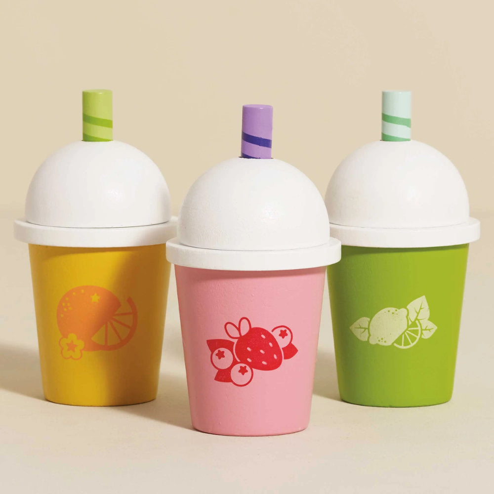 Le Toy Van - Wooden Take Away Smoothie Trio - 3pcs