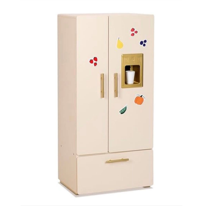 TookyToy - Pretend Play Wooden Fridge Toy Playset