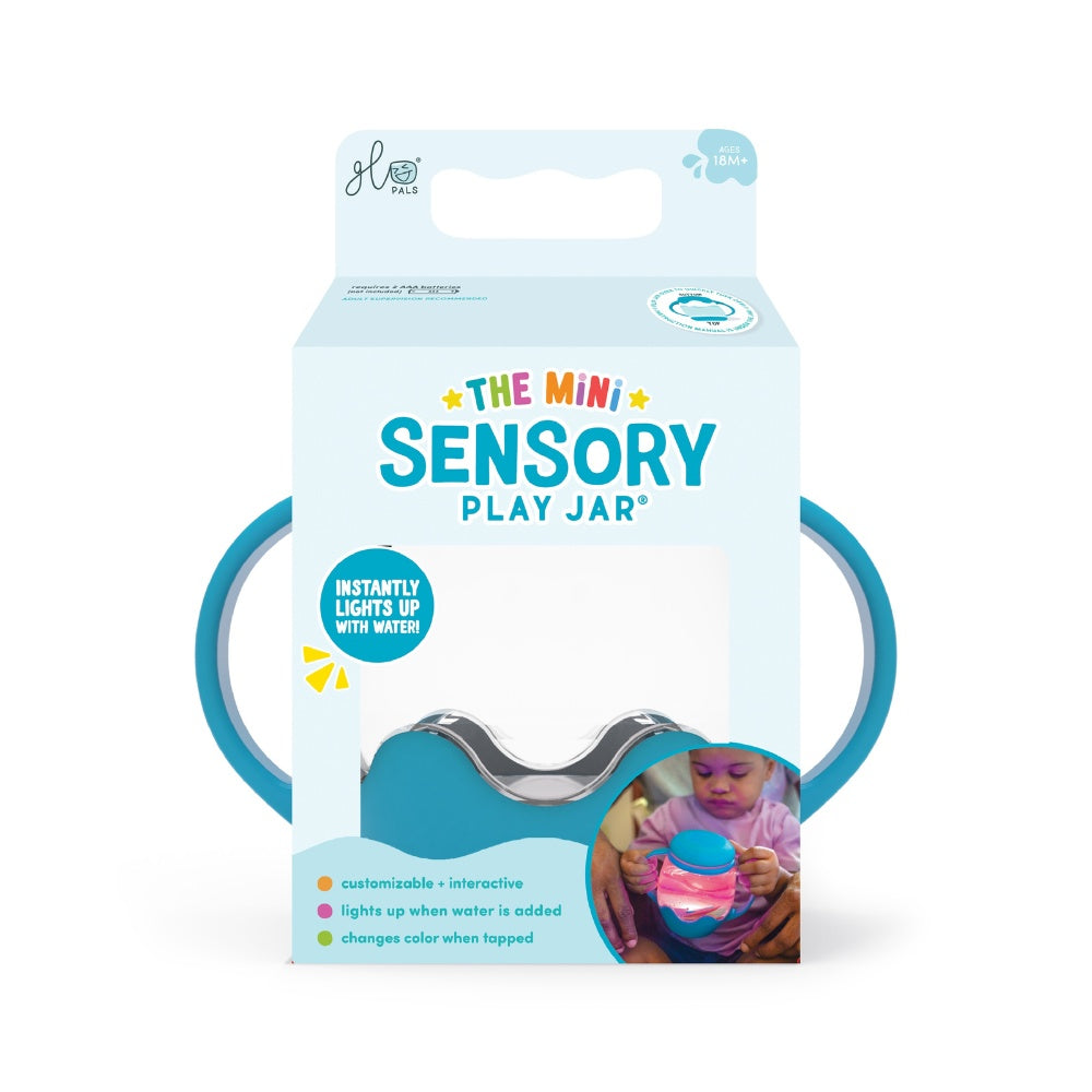 Glo Pals - Water Activated Sensory Mini Play Jar - Blue