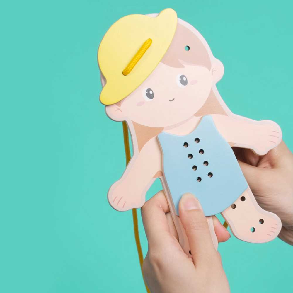 Classic World - 'My Job' Lacing Activity Set: Girl