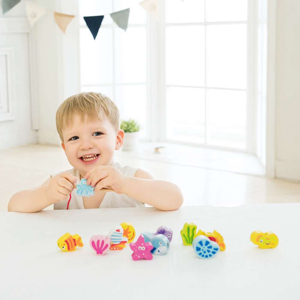 Classic World - Lacing Beads - Under-the-Sea - 13pcs