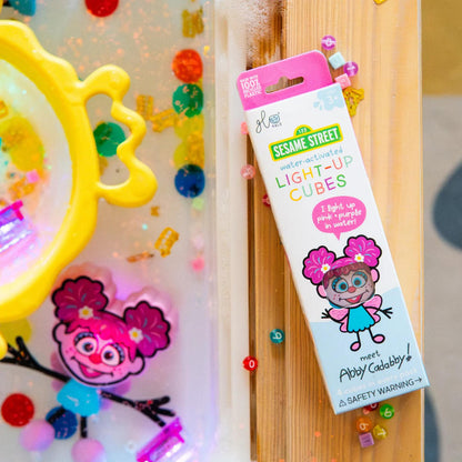 Glo Pals - Water Activated Light-Up Sensory Toys - Abby Sesame Street (4 Pack)