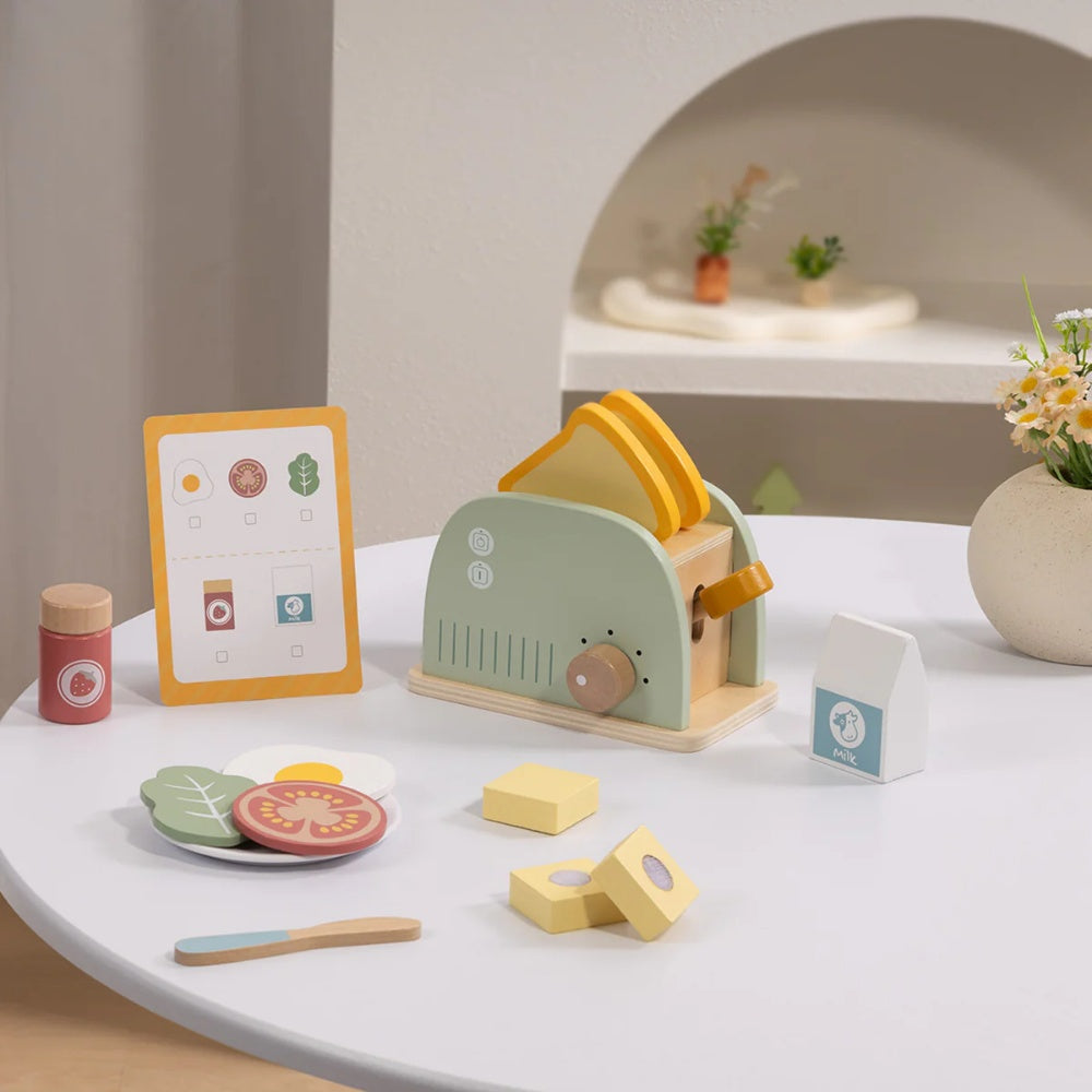 TookyToy - Pretend Play Toaster Toy Set