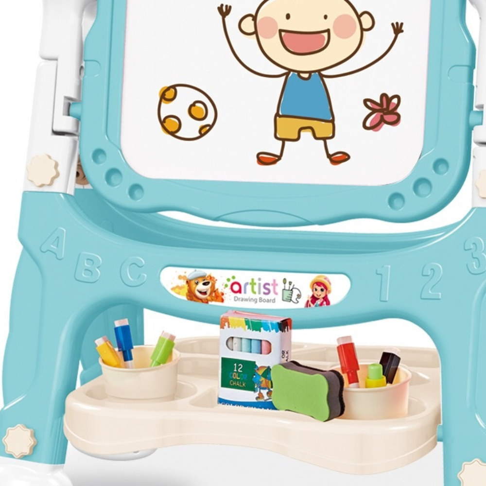 Cogo - Double-Sided Easel - Magnetic Drawing Board & Accessories