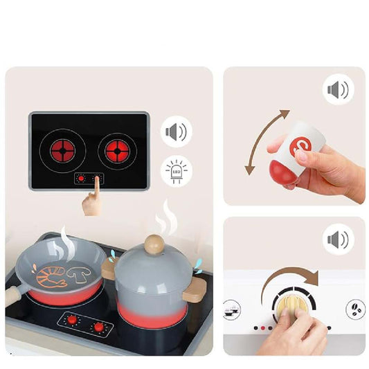 TookyToy - Pretend Play Wooden Kitchen Set - Motherhood
