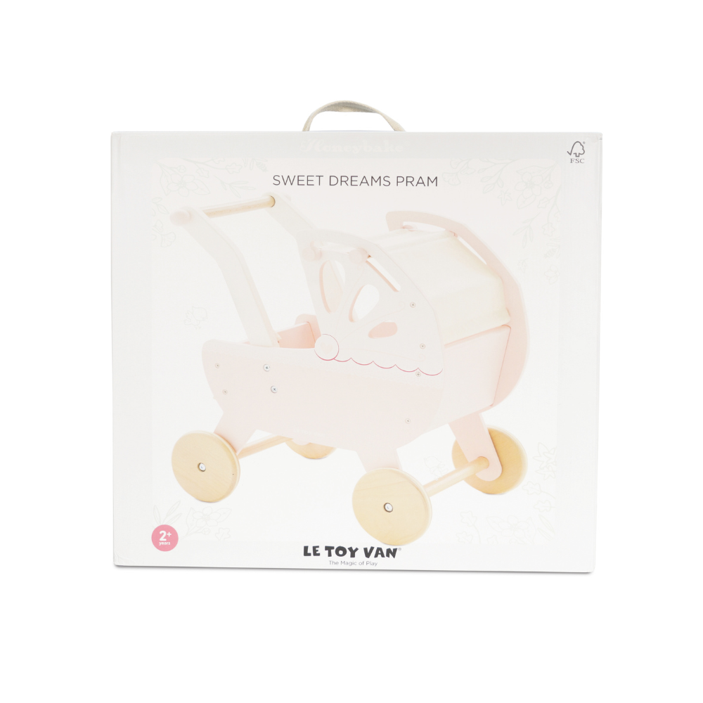 Le Toy Van - Wooden Retro Doll Pram