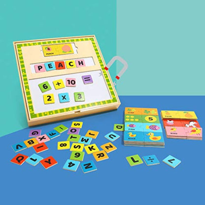 TookyToy - Learning the Alphabet Wooden Puzzle Box