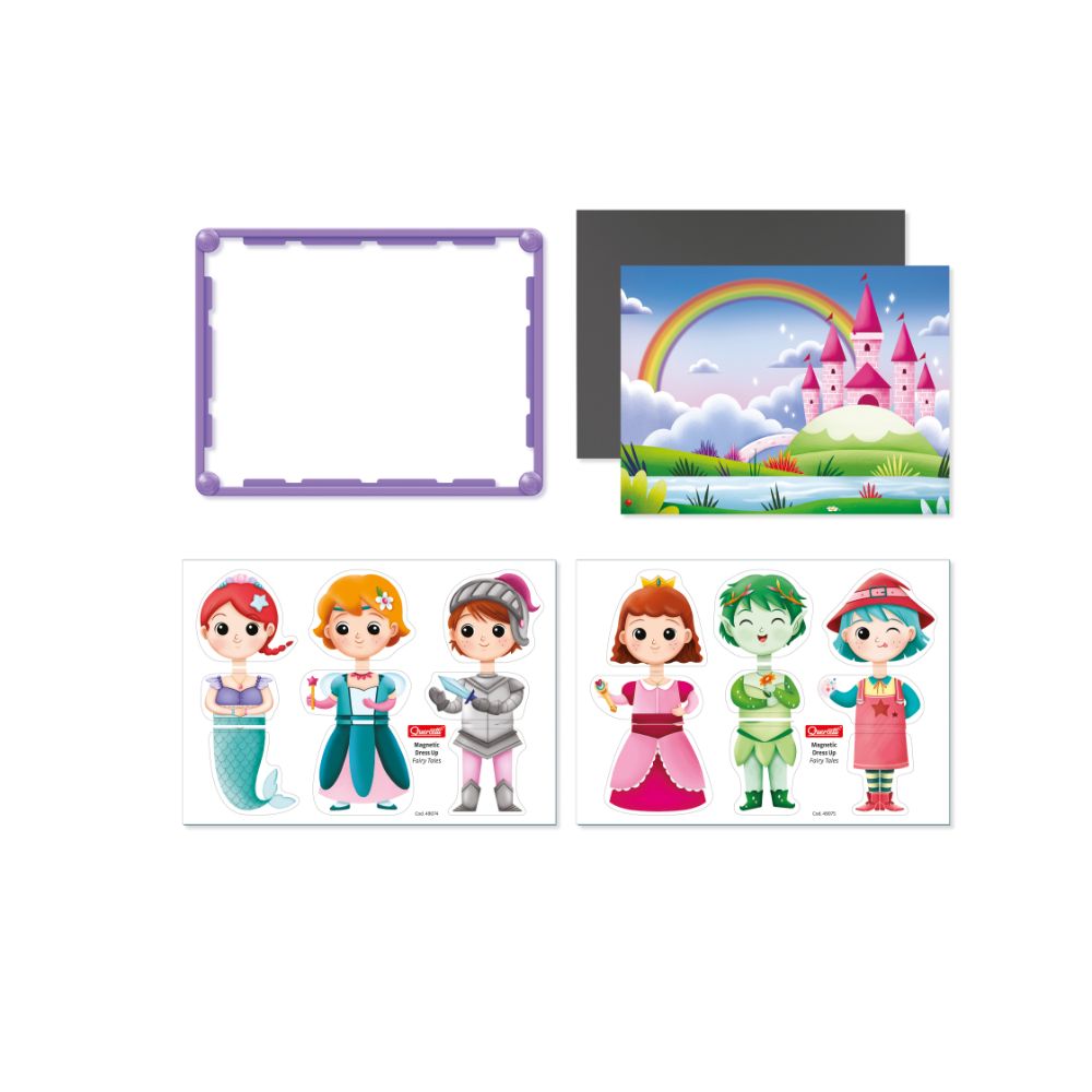 Quercetti - Magnetic Dress Up Activity Set: Fairy Tale