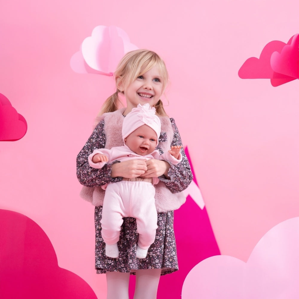 Llorens - Baby Girl Doll with Clothing & Cushion: Mimi - 42cm