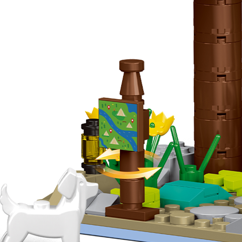 Cogo - Building Block Set - Outdoor Adventure Camp - 473 Pieces