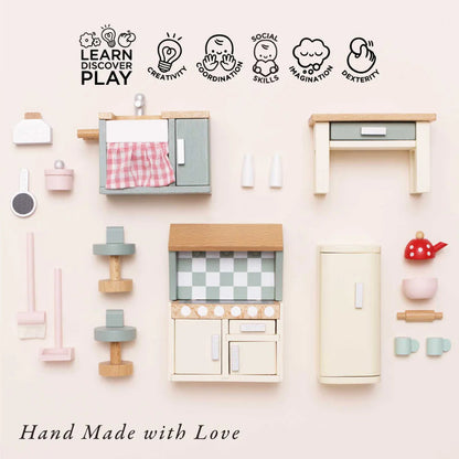 Le Toy Van - Dolls House Furniture: Kitchen - 20pcs
