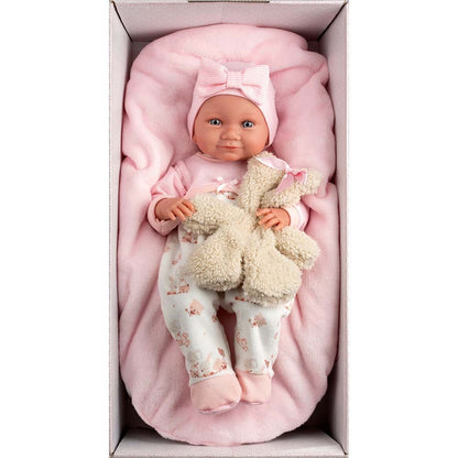 Llorens - Anatomically Correct Baby Girl Doll with Clothing & Cushion: Nica - 40cm