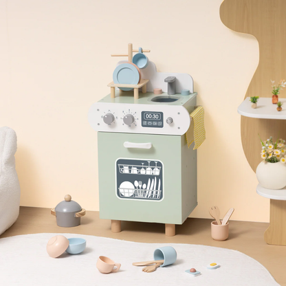 TookyToy - Pretend Play Dishwashing Machine Toy Set