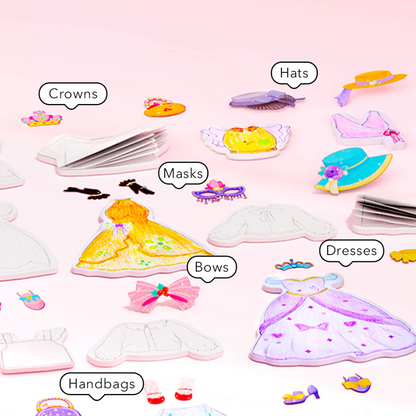 Mideer - Dress-Up Collage Arts & Crafts Set: Sparkling Ball Night