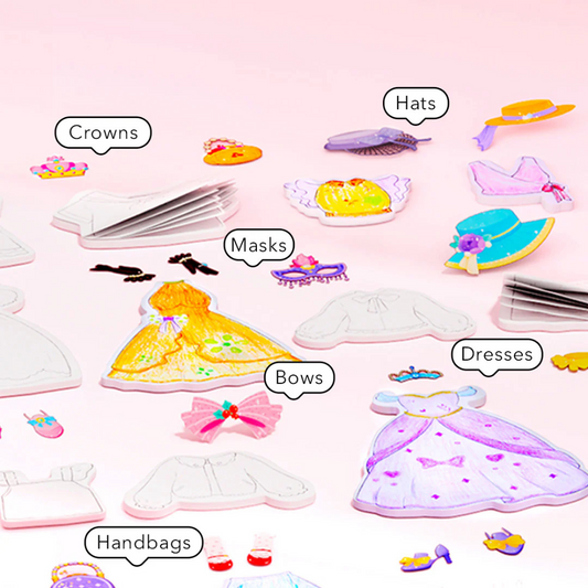 Mideer - Dress-Up Collage Arts & Crafts Set: Sparkling Ball Night