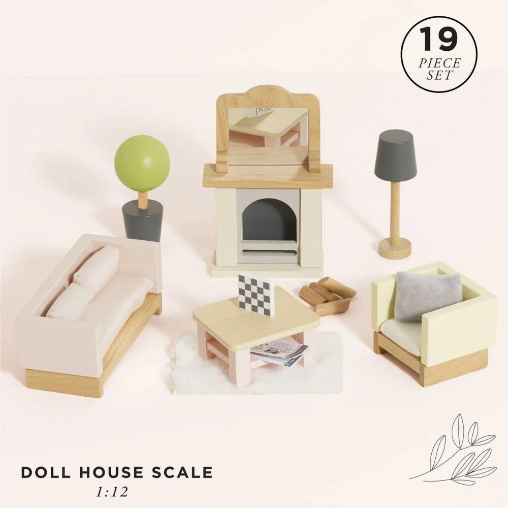 Le Toy Van - Dolls House Furniture: Living Room - 19pcs