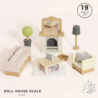 Le Toy Van - Dolls House Furniture: Living Room - 19pcs