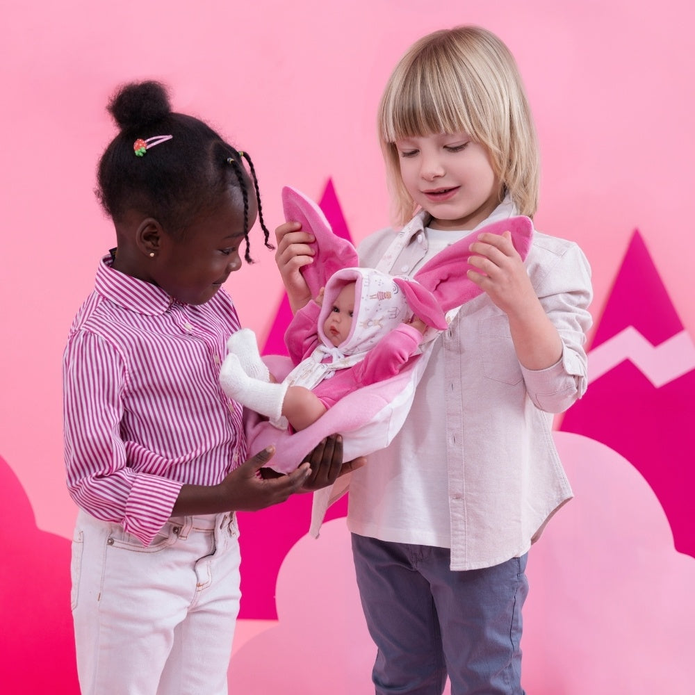 Llorens - Anatomically Correct Baby Girl Doll with Pink Clothing: Bimba - 35cm