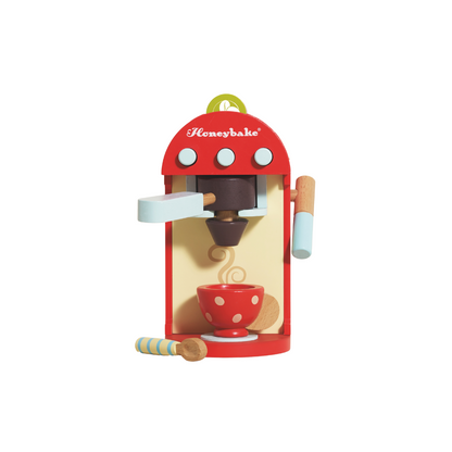 Le Toy Van - Wooden Toy Coffee Machine & Pods - 9pcs