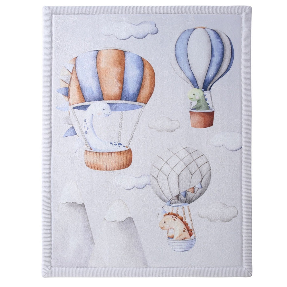 Hakuna Matte - CloudSoft Play Mat Carpet - Dinosaur Balloons 170 x 120 x 2.5 cm