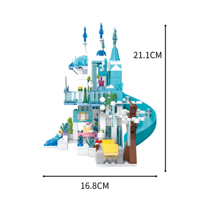 Cogo - Building Block Set - Fairytale Dream Ice Castle - 477 Pieces
