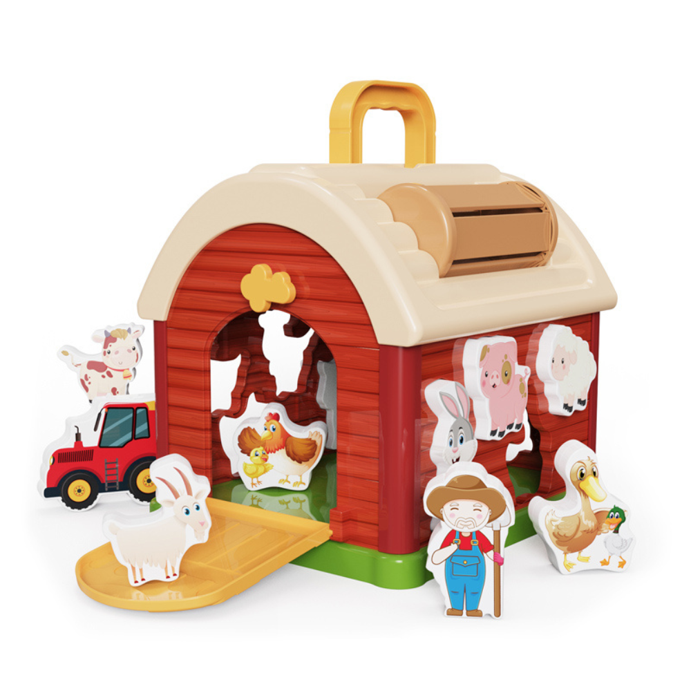 Cogo - Farm Animals Shape Sorter - 11 Pieces