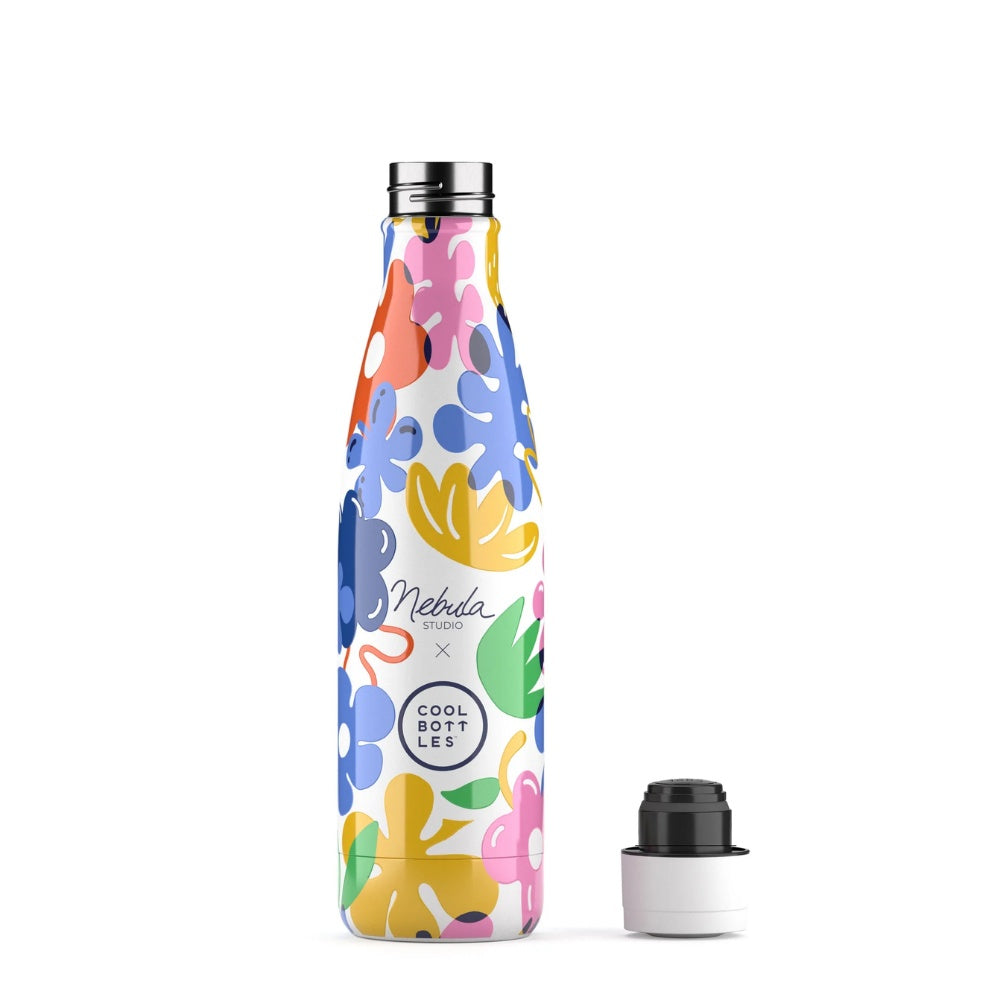 Cool Bottles - Triple-Insulated Water Bottle - Floral Madness 500ml