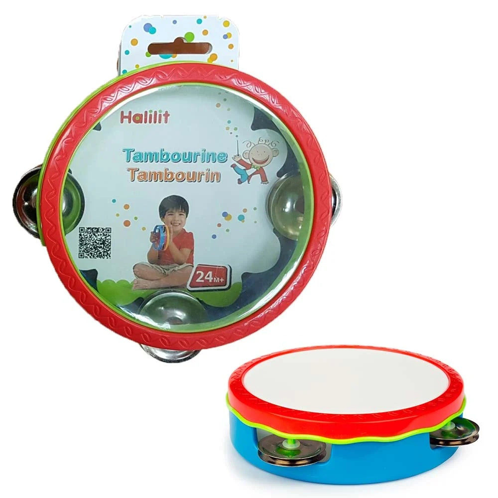 Halilit - Music Instrument for Babies & Toddlers - Multi-Coloured Tambourine -**