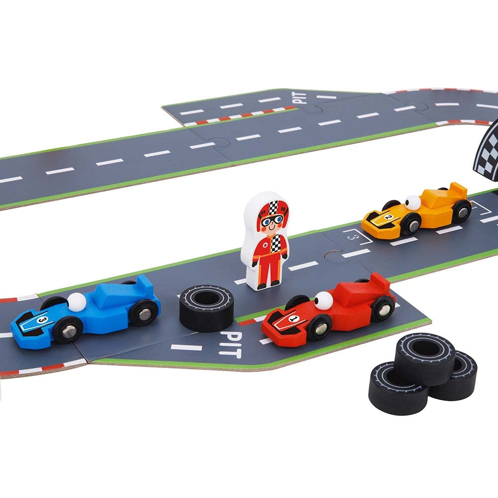 TookyToy - Pretend Play Formula 1 Car Racing Toy Set