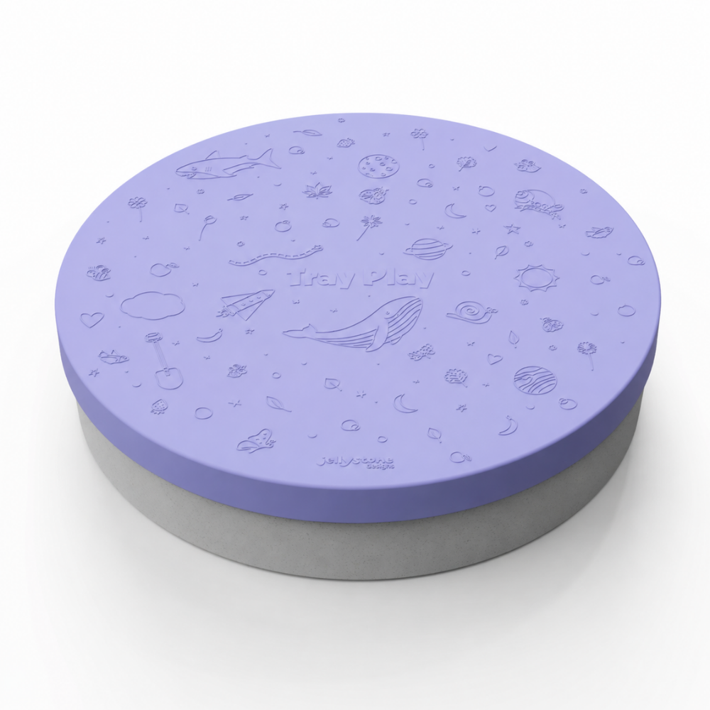 Jellystone Designs - Sensory Tray Play with Illustrated Silicone Lid
