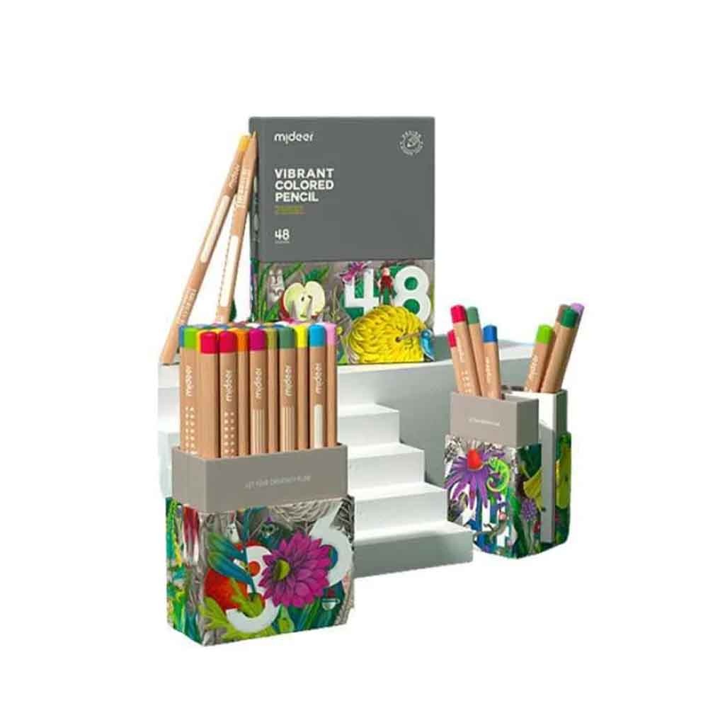 Mideer - Vibrant Coloured Pencil - 36 Colours