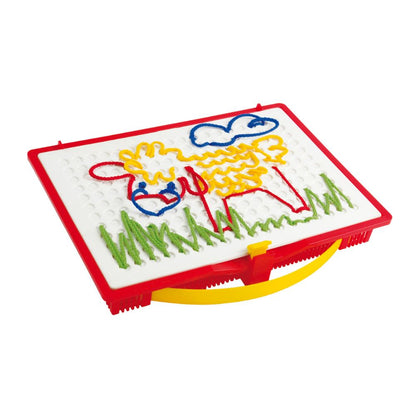 Quercetti - Filo Filo Lacing Board - Threading & Pattern Design Activity for Kids